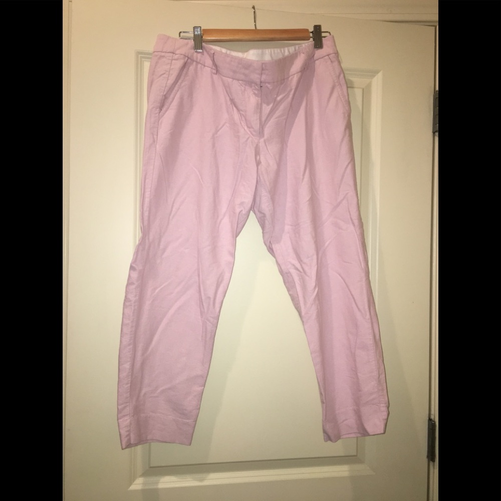 J. Crew Factory Pink Crop pants